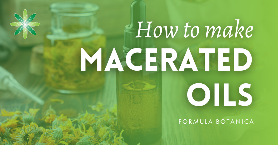 How to make macerated oils