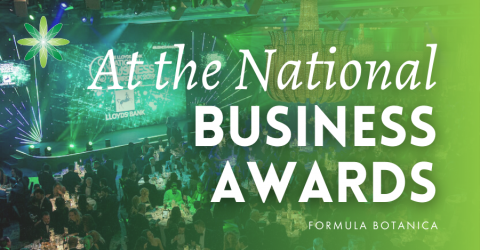 Formula Botanica attends the National Business Awards
