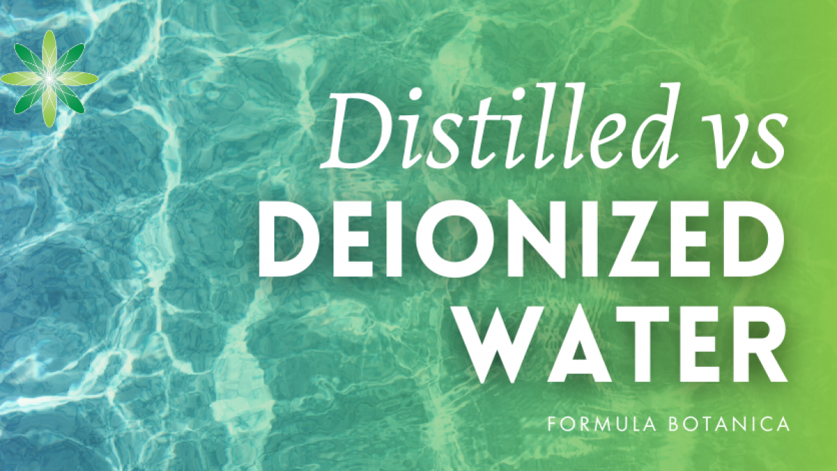 The Difference between Distilled & Deionized Water