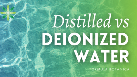 What’s the difference between distilled and deionized water?