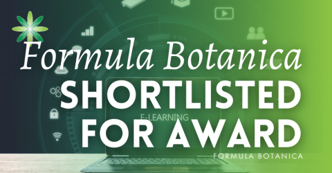 Formula Botanica is shortlisted for the Learning Technologies Awards
