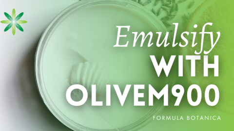 How to make an emulsion with Olivem 900