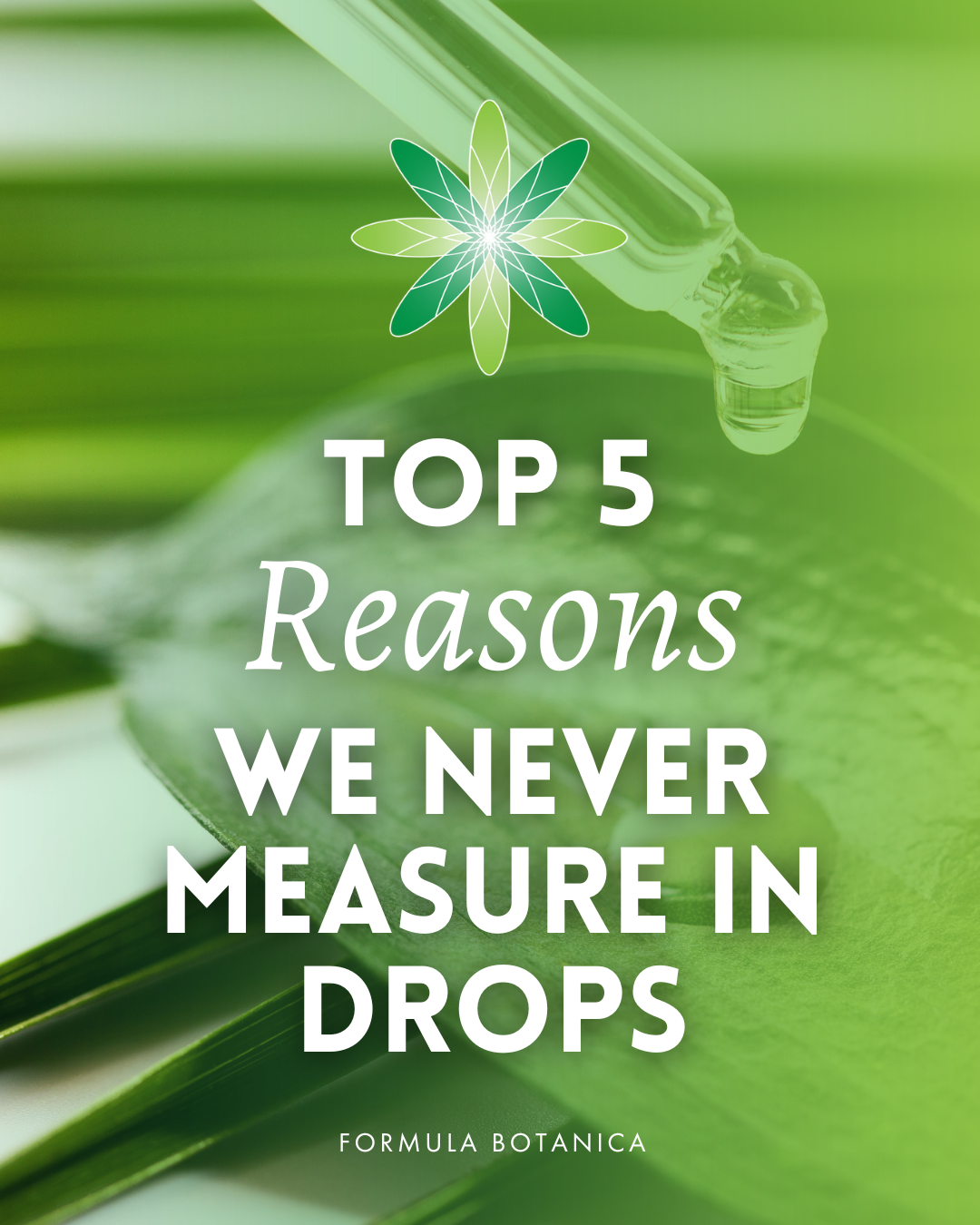 5 reasons to never measure essential oils in drops