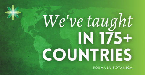 Formula Botanica courses taught in 100+ countries