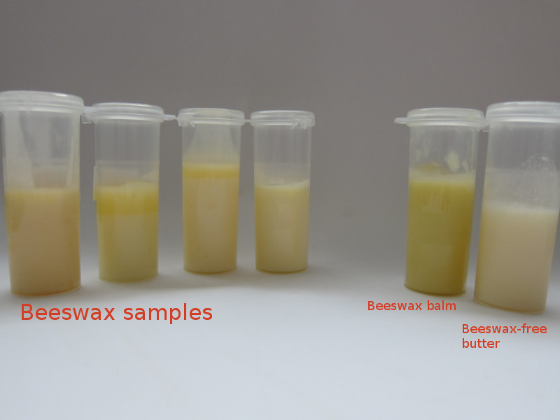 Beeswax is not an emulsifier
