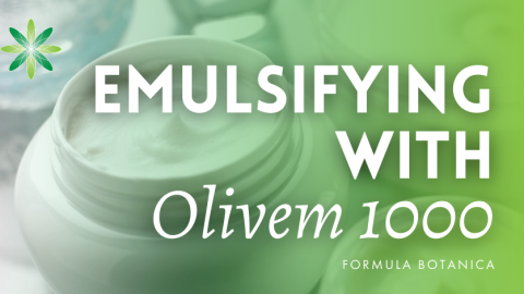 How to make an Organic Oil-in-Water Emulsion with Olivem 1000