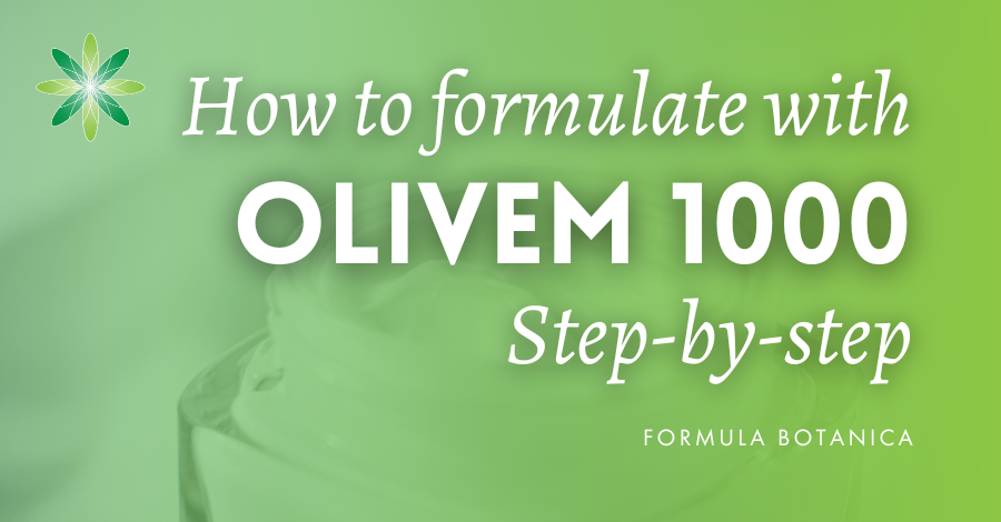 How to make an organic oil-in-water emulsion with Olivem 1000