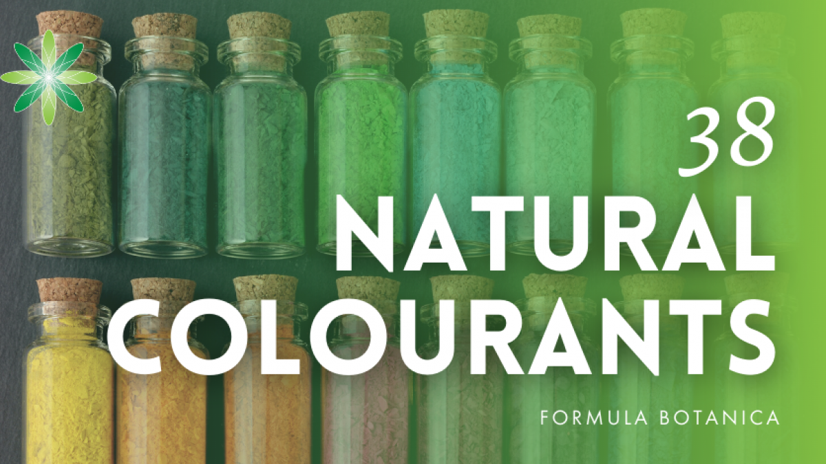 38 Natural Colourants for Organic Skincare