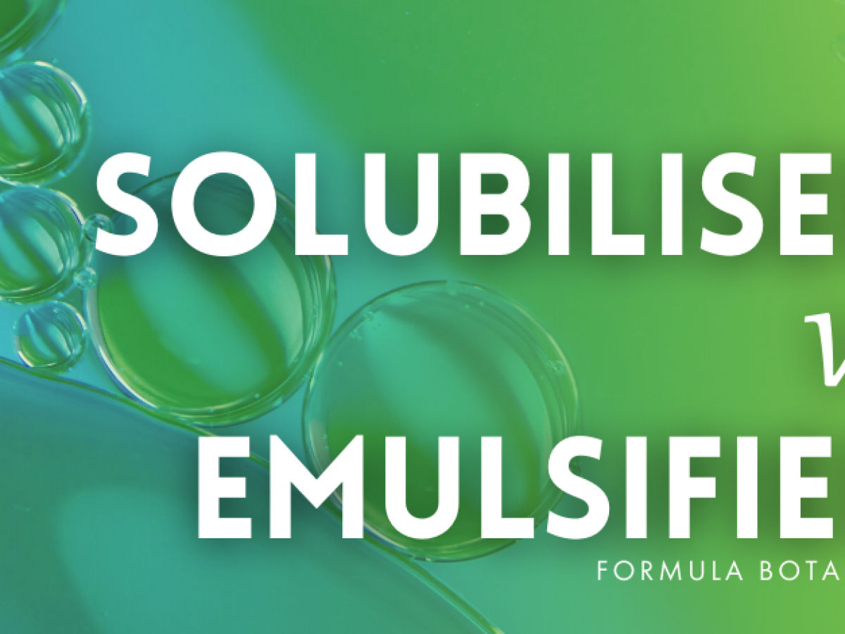 Surfactants and Emulsifiers