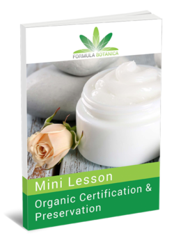 Certificate in Natural Cosmetic Preservation