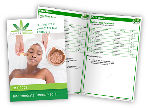 Certificate in Chocolate Spa Products