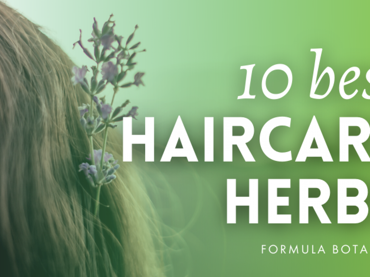 10 of the Best Haircare Herbs for Organic Cosmetic Formulations