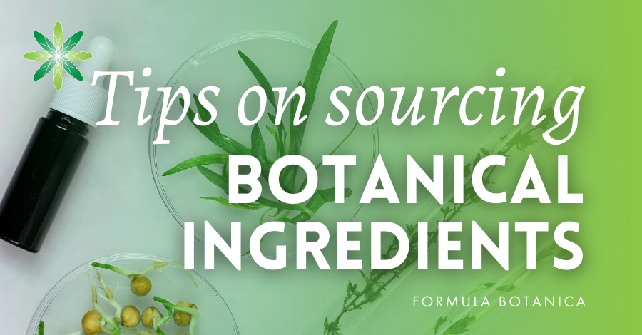 Sustainable Botanical Ingredients