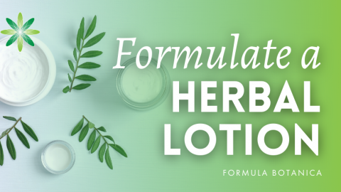How to Make a Herb Lotion to Soothe Itchy Skin