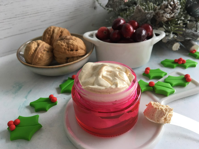 whipped lip scrub for winter