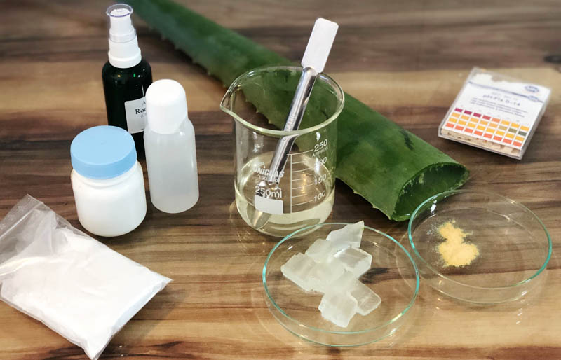 How to formulate an aloe vera repairing mist