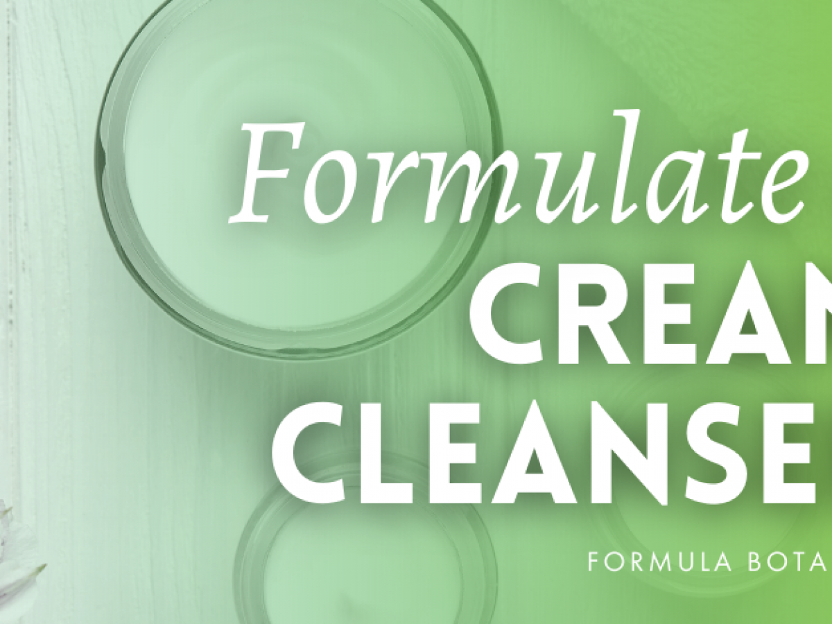 How To Make a Natural Cream Cleanser with PolyAquol 2W 