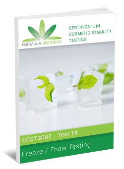 Certificate in Cosmetic Stability Testing