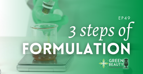 Episode 49: The Three Step Process of a Cosmetic Formulator