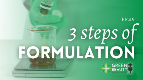 Episode 49: The Three Step Process of a Cosmetic Formulator