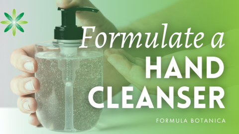 How to make Two Natural Hand Cleansers