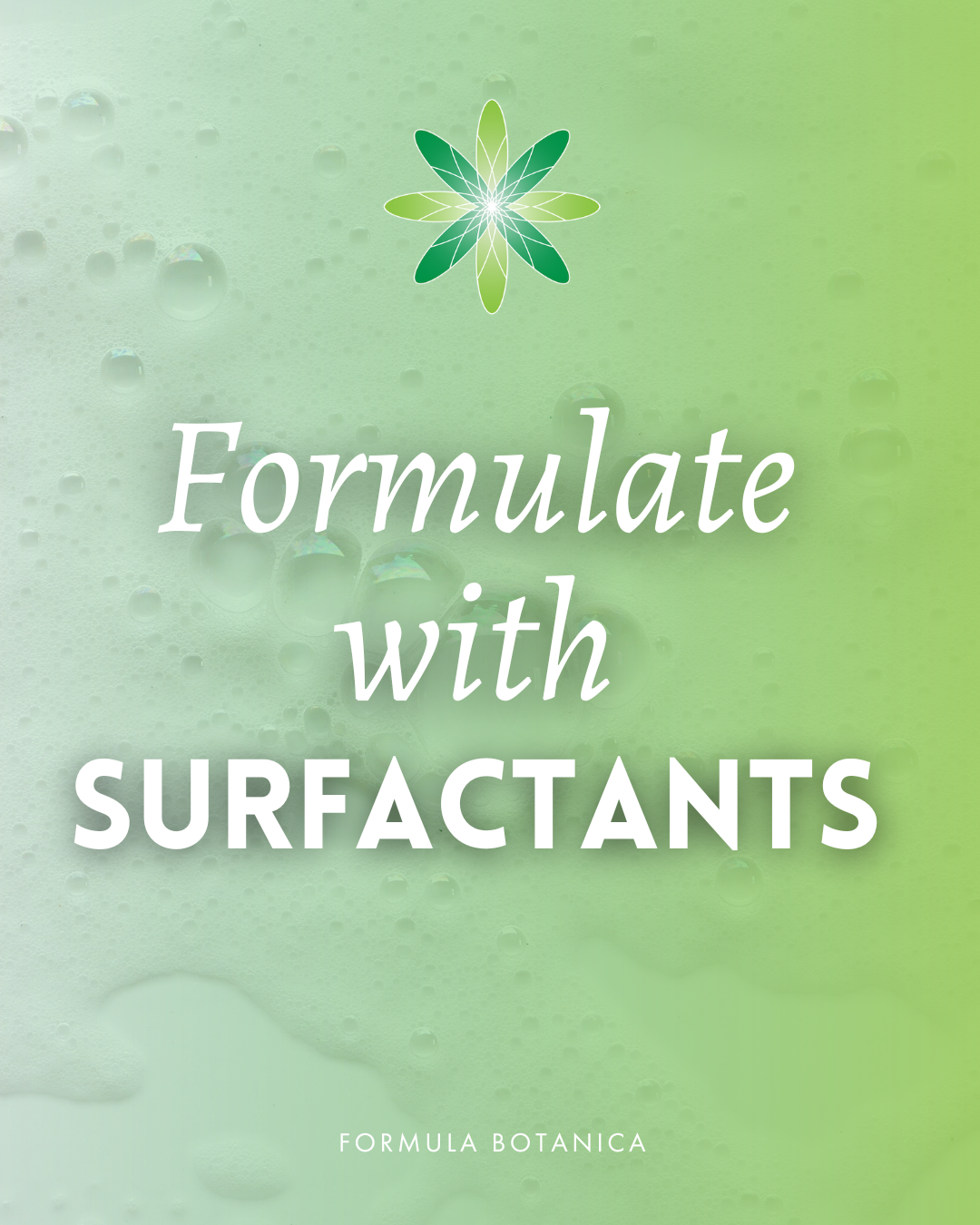 5 natural surfactants to use in your cosmetics