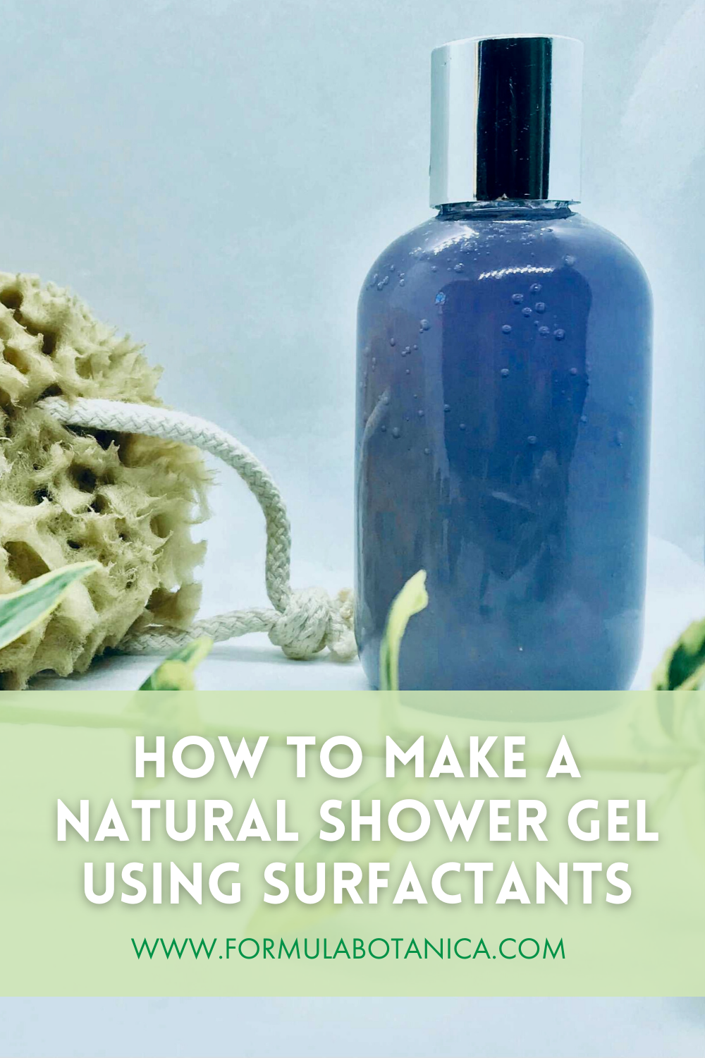 How to Make a Natural Shower Gel using Surfactants Formula Botanica