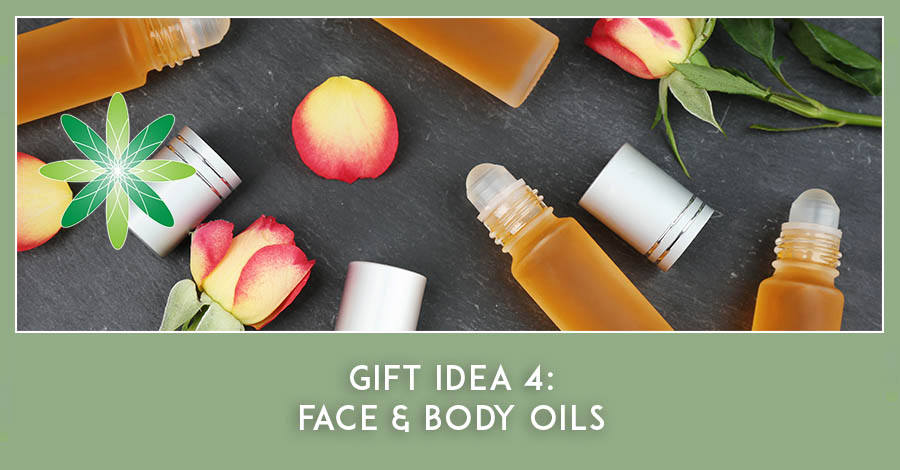 Face and body oils as organic skincare gifts