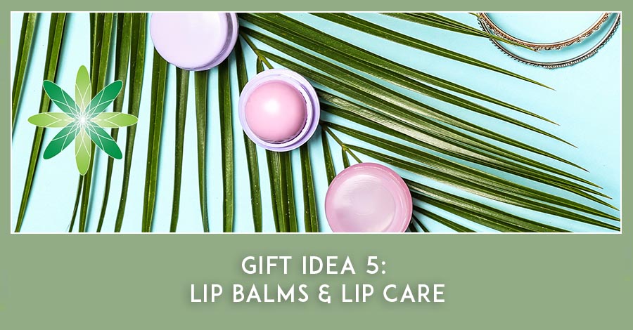 Lip balms and scrubs as natural organic gifts