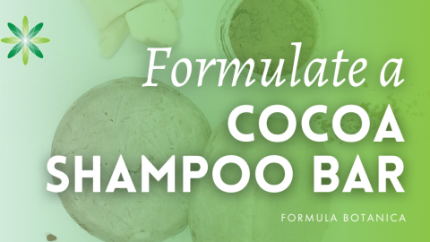 How to make a cocoa shampoo bar
