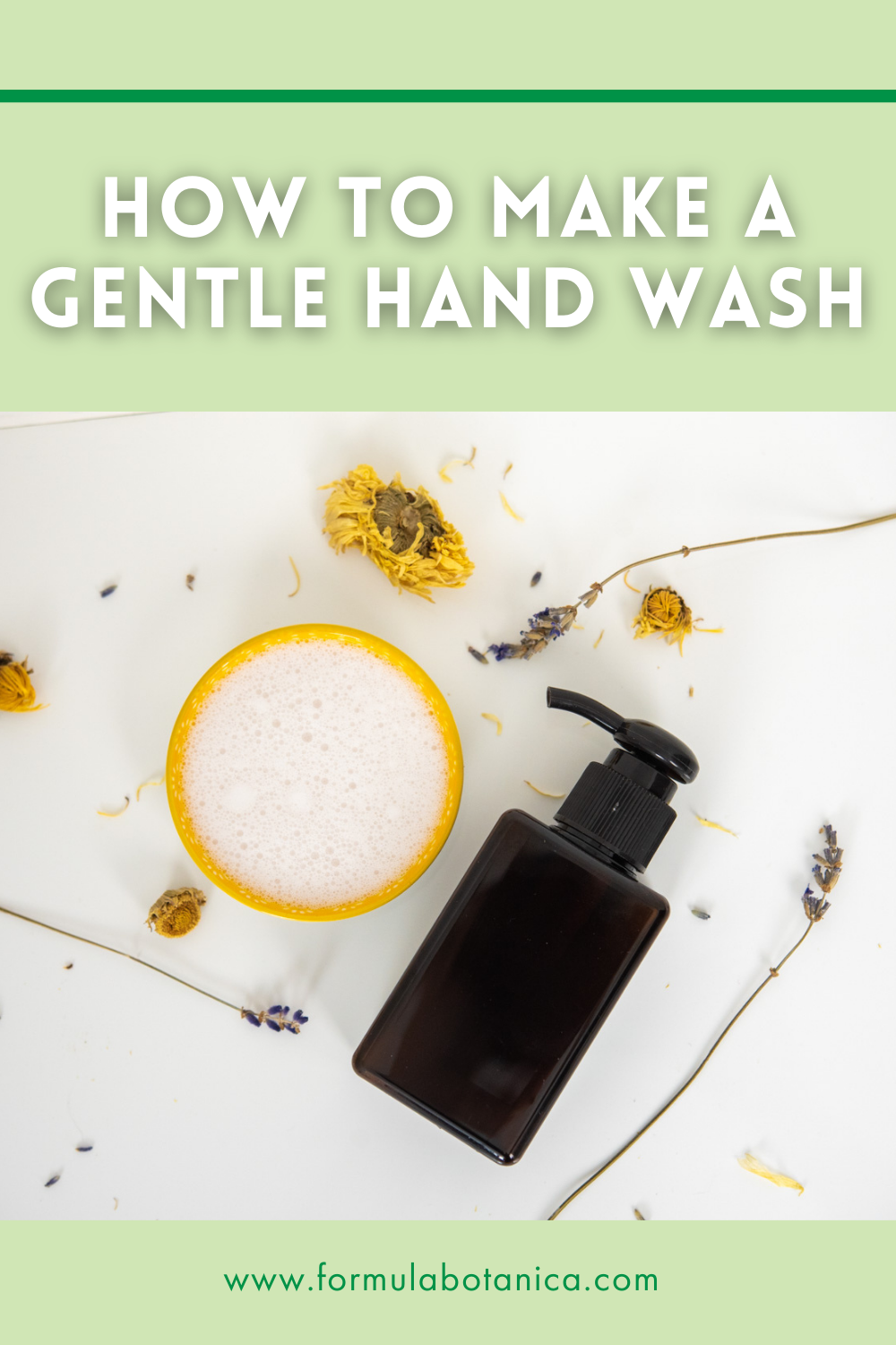 How to make a gentle hand wash