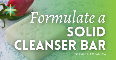 Solid formulations: How to make a solid cleansing bar