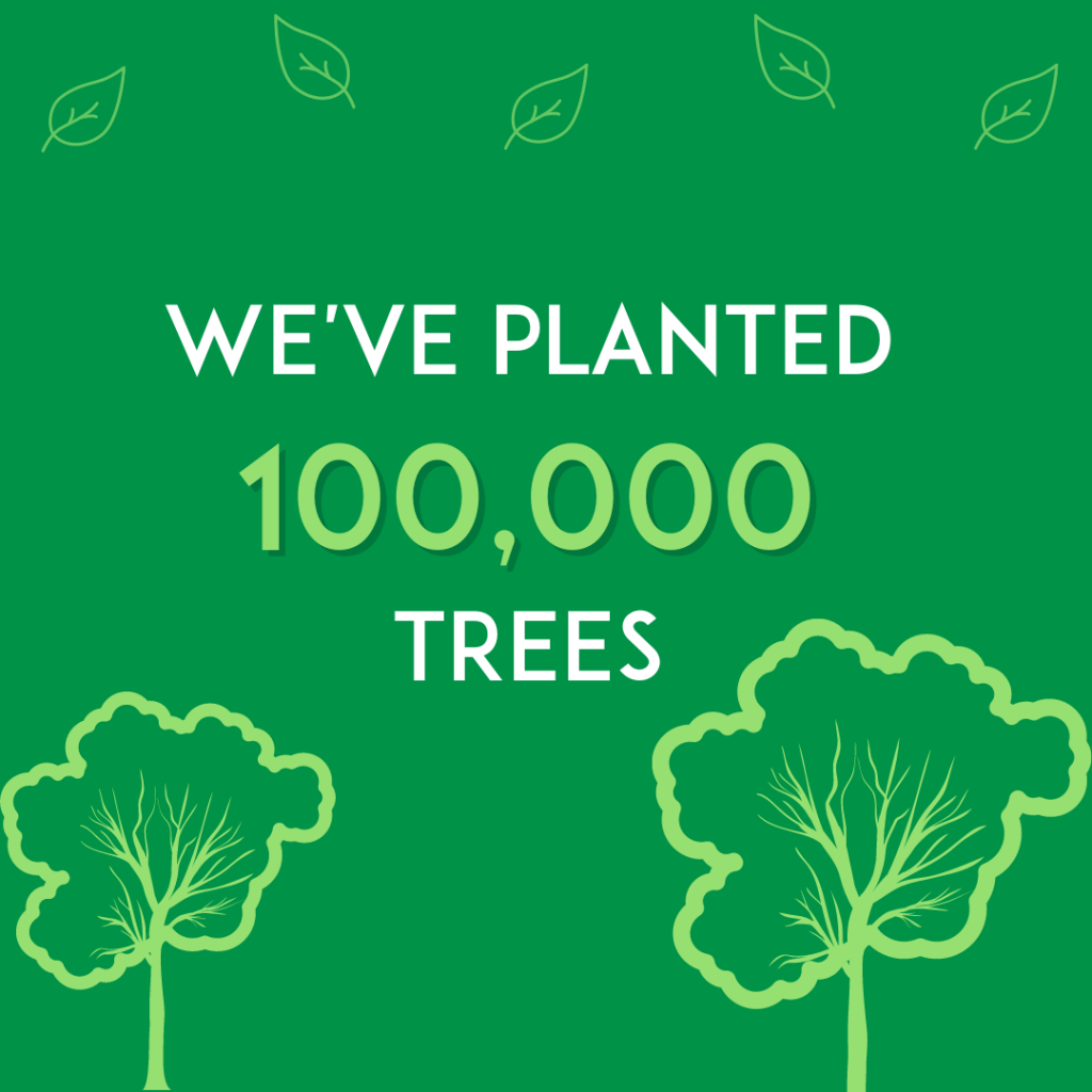 100k Trees Planted by Formula Botanica