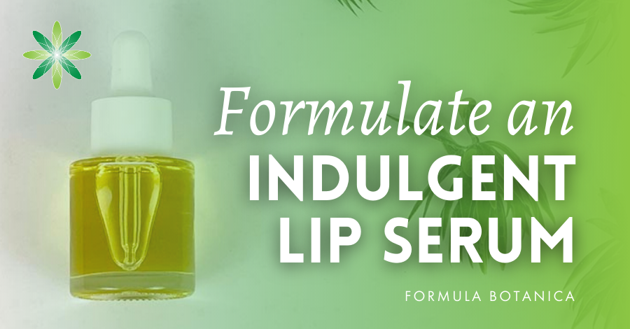 Indulgent lip serum formulation