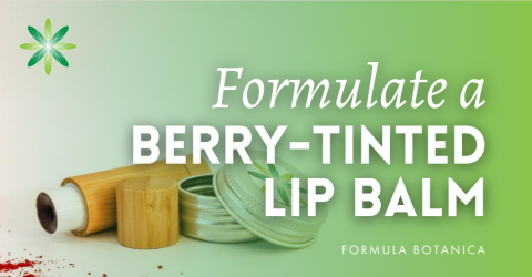 How to formulate a berry-tinted lip balm