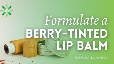 How to formulate a berry-tinted lip balm
