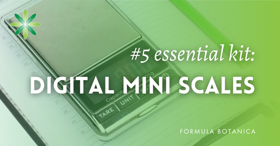 Mini digital scales cosmetic formulation starter kit
