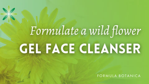 Formulate a simple gel face cleanser