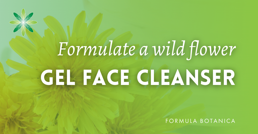 Gel face cleanser formulation