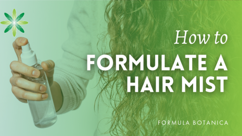 How to formulate a strengthening hair mist