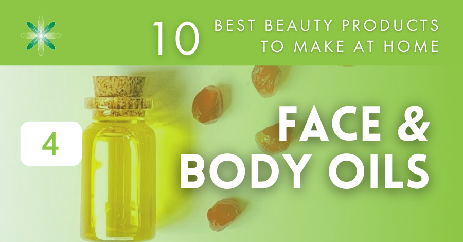 10 best beauty products to make at home - face oils