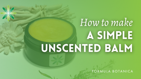 How to make a simple unscented balm