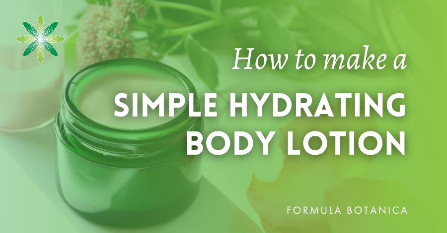 Simple hydrating body lotion
