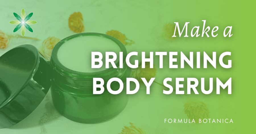 Brightening body serum formulation