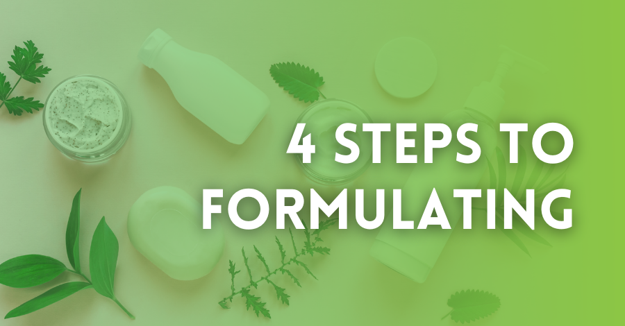  4 foundation steps to learn to formulate today