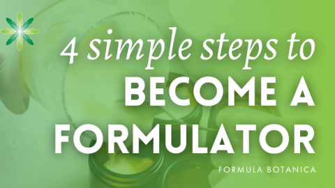 4 simple steps to become a formulator
