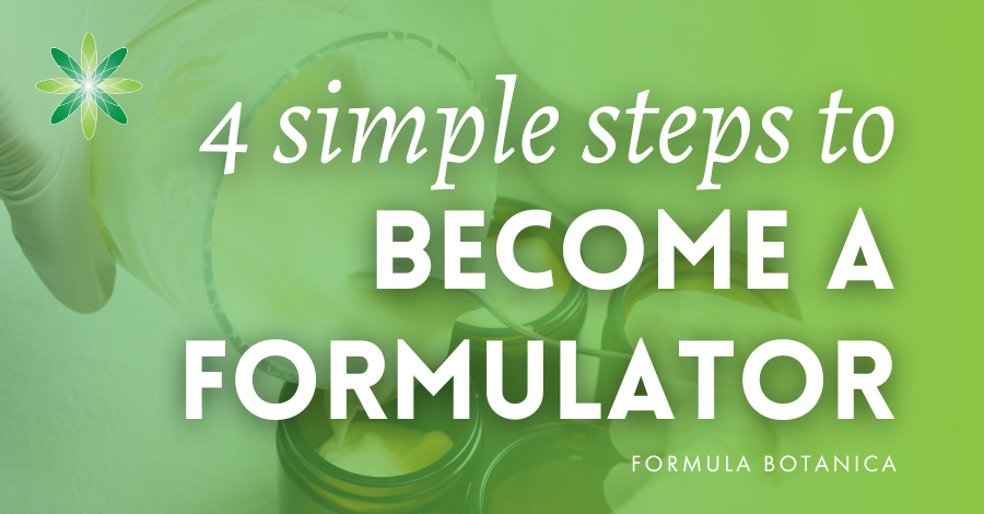4 simple steps to become a cosmetic formulator