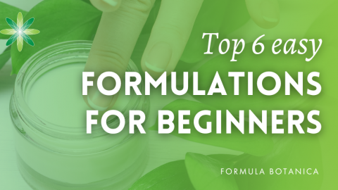 Top 6 easy cosmetic formulations for beginners