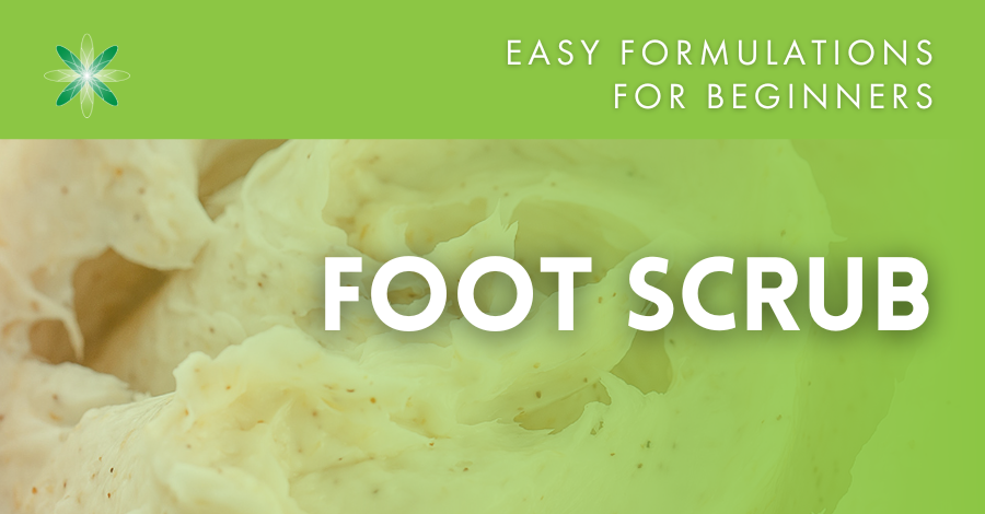 easy cosmetic formulations foot scrub formulation