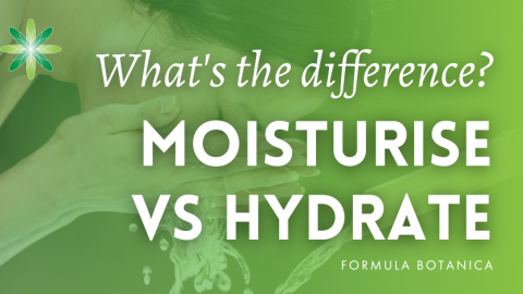 Moisturising vs hydrating: what’s the difference?